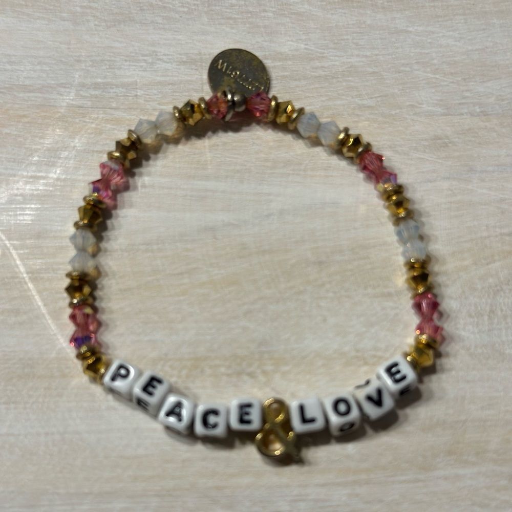 LITTLE Words Project Peace & Love Bracelet